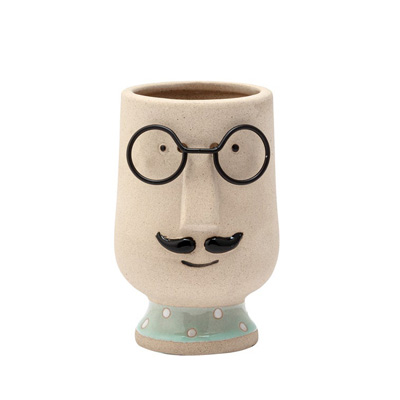 PLANTER, 2.25"HEAD W/GLASSES