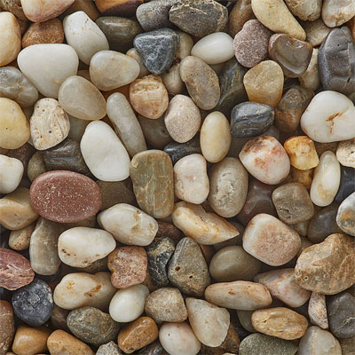 STONE,POLISHED GRAVEL MIXED 20LB