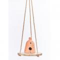 HANGER, 8" HANGING HARDWOOD-JUTE