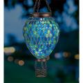 LANTERN, SOLAR BLUE MOSAIC