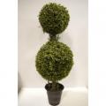 Artificial Double Ball Boxwood Topiary