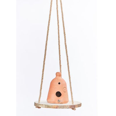 HANGER, 8" HANGING HARDWOOD-JUTE