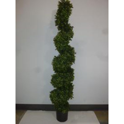 Artificial Boxwood Spiral Topiary