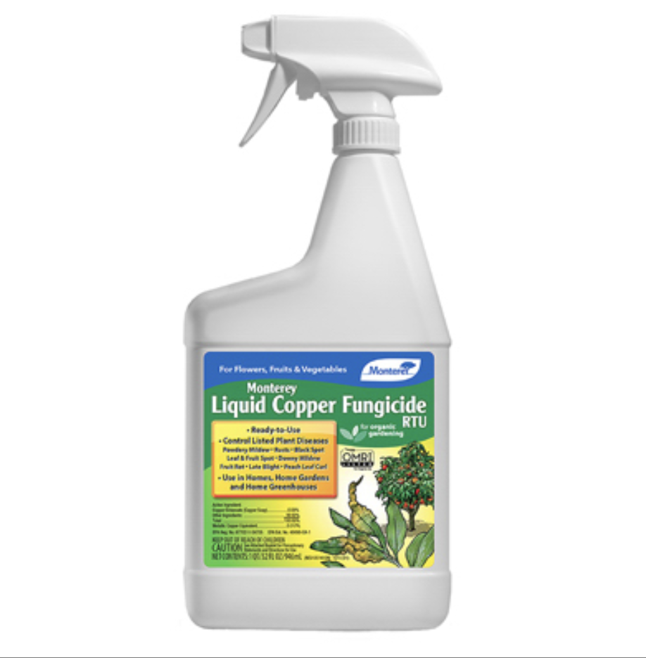 Liquid Copper Fungicide Spray, 32-oz. Ready to Use 