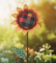 Multi Colored Sunflower Garden Stake