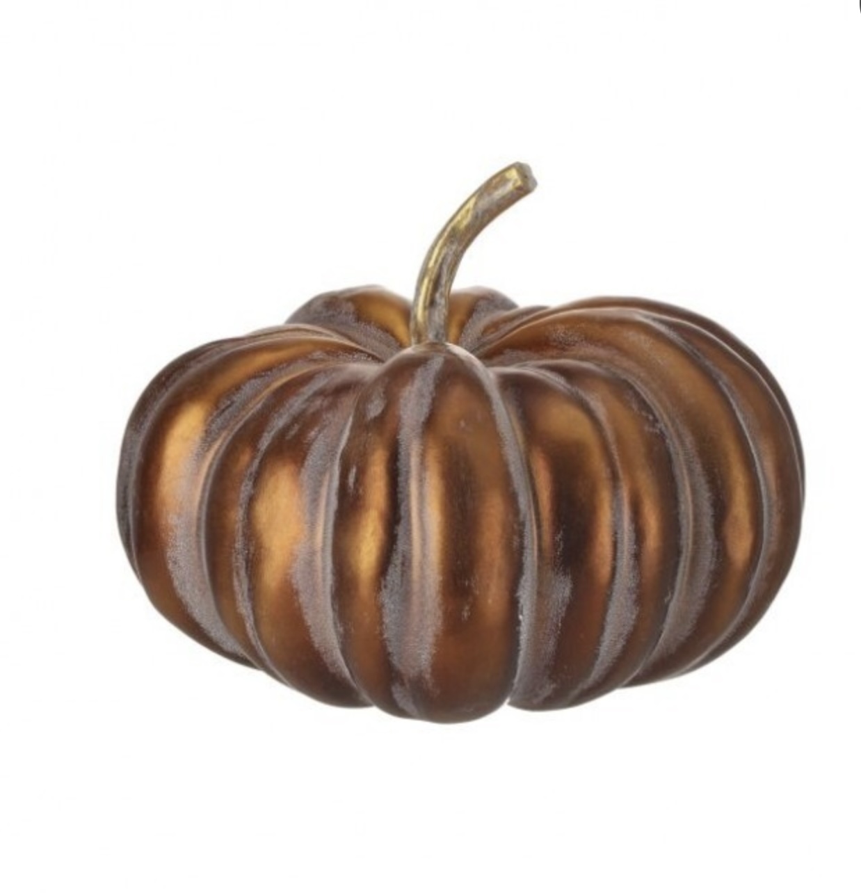 Metallic Copper Pumpkin