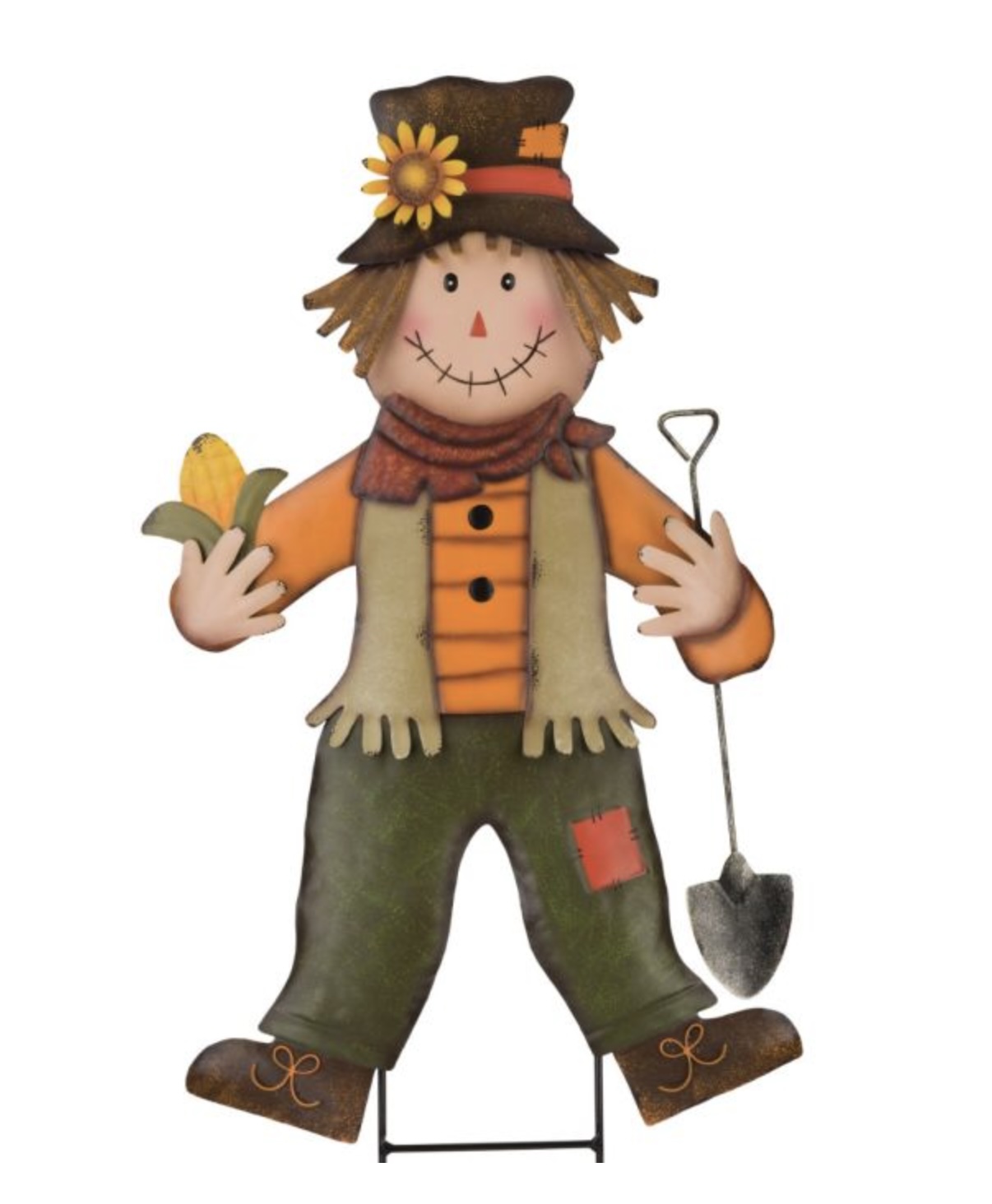 Scarecrow with Shovel Stake