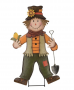 Scarecrow with Shovel Stake