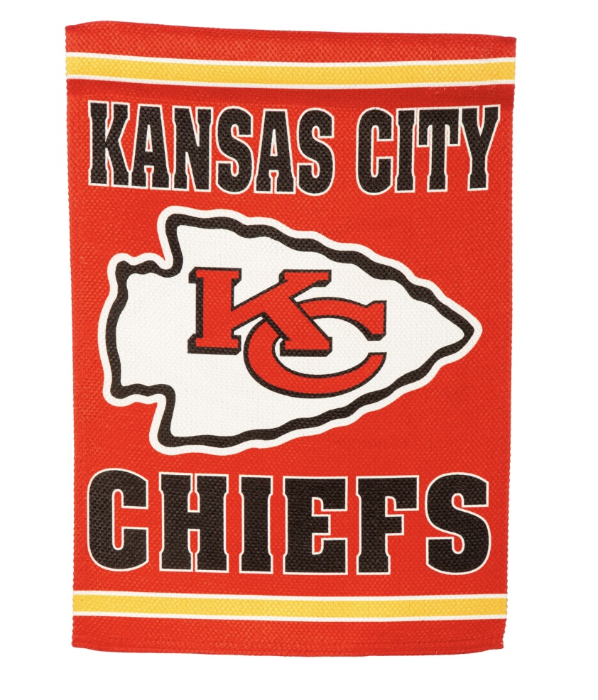 Kansas City Chiefs Suede Embossed Flag