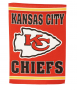 Kansas City Chiefs Suede Embossed Flag