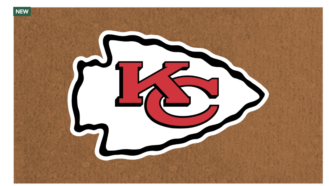 Kansas City Chiefs Coir Doormat