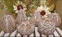 Assorted Brown Pumpkins with White Contrast