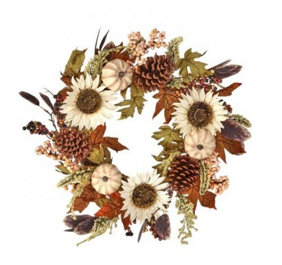 Sunflower & Pumpkin Wreath