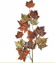 Metallic Oak Leaf Spray