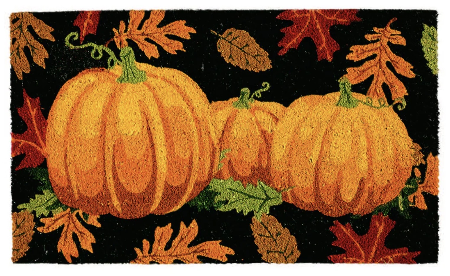 Pumpkin Trio Doormat