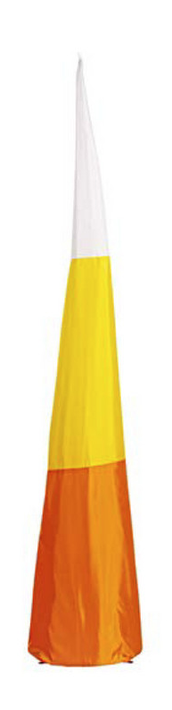 Candy Corn Stake with Lights - Medium