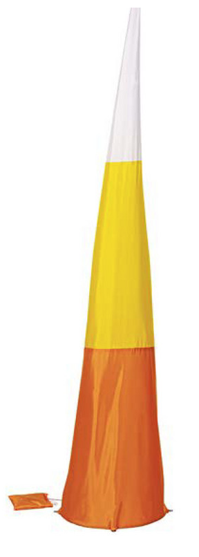 Candy Corn Stake with Lights - Large