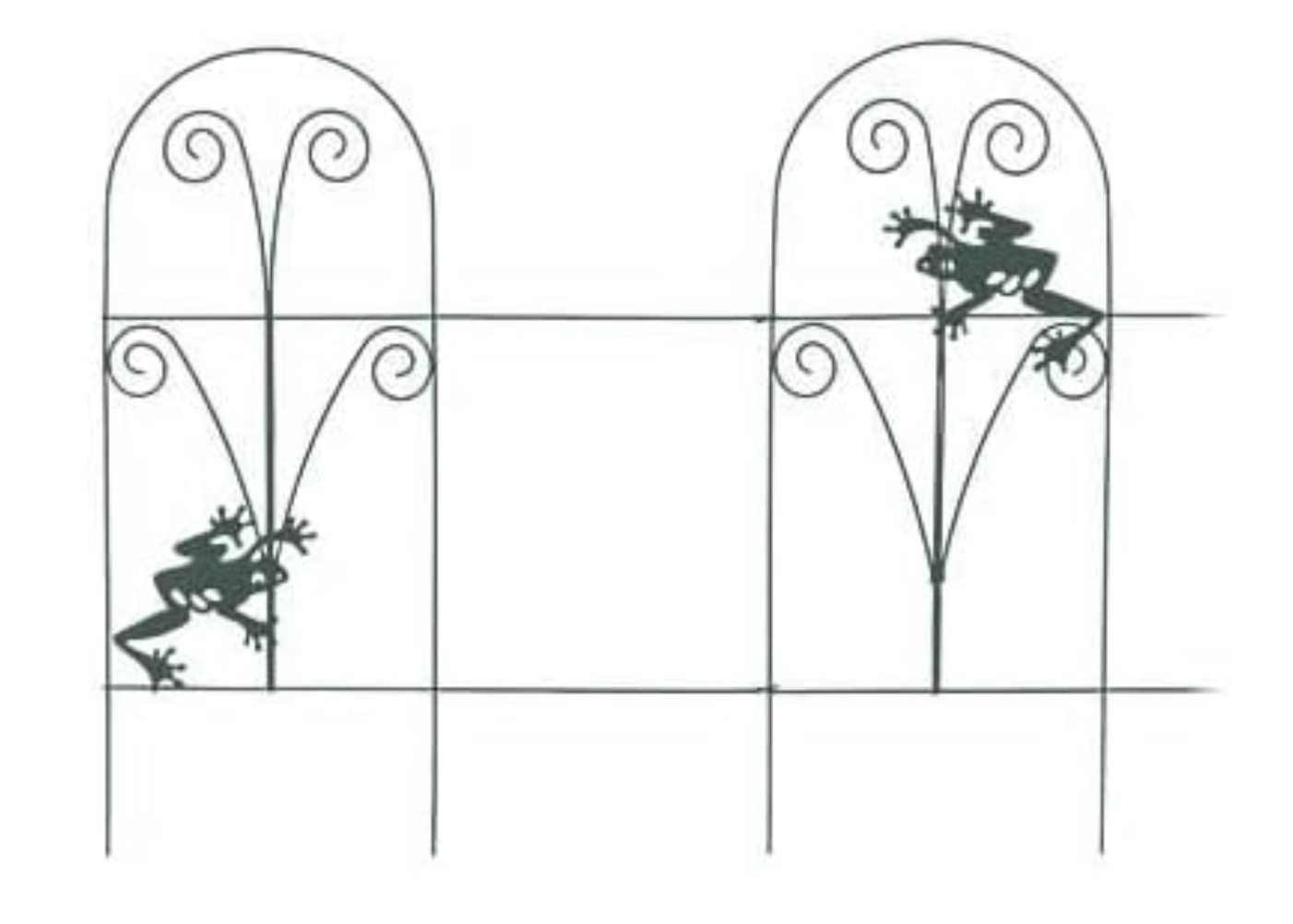 Green Frog Folding Fence