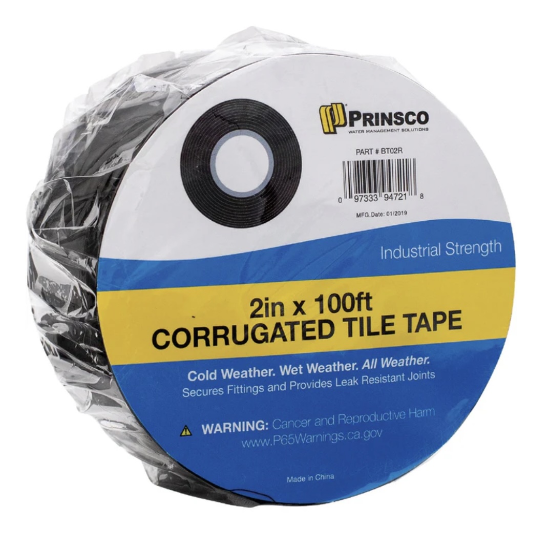 TAPE, CORRUGATED DRAIN PIPE 2"