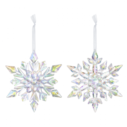 Glacier Snowflake Ornament