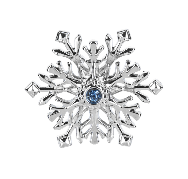 Spinning Snowflake Charm