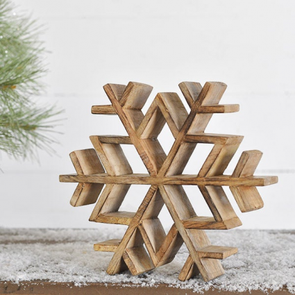 Wooden Snowflake