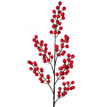 Winter Red Berry Spray 