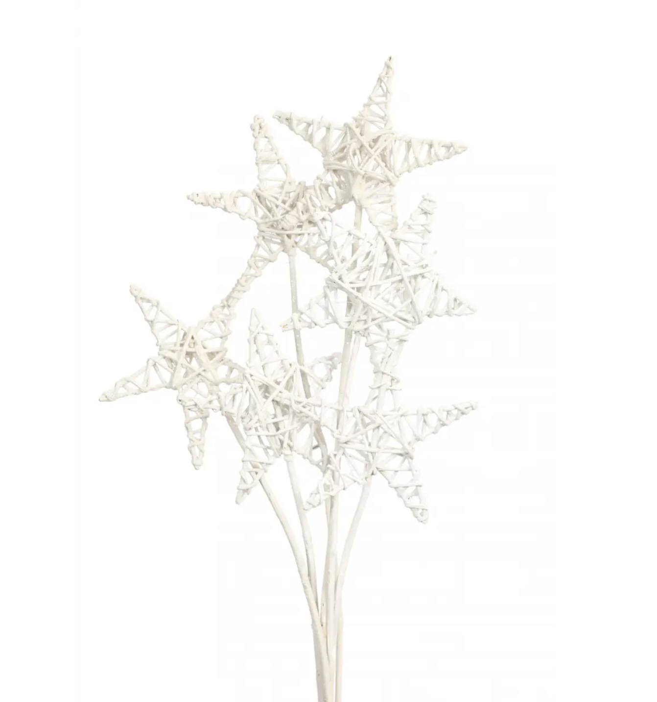 White Glitter Lata Star