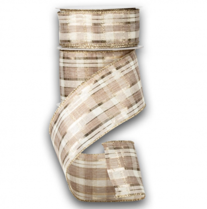 Odessa Plaid Wired Ribbon