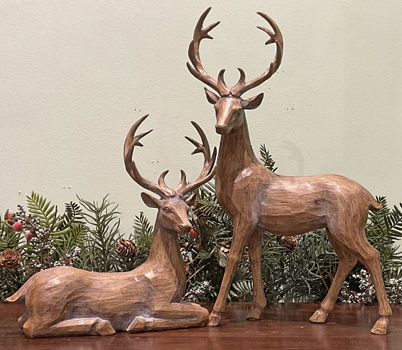 Brown Deer Figurines