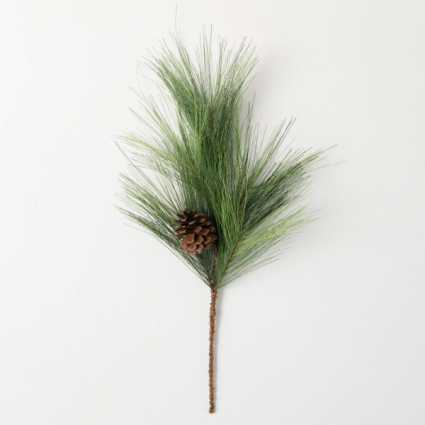 Long Pine  with PIne Cones Pick - 21"