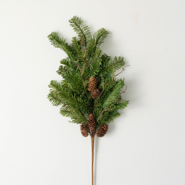 Soft Touch Pine with Pine Cone Spray