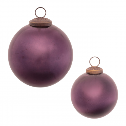 Purple Glass Ornament