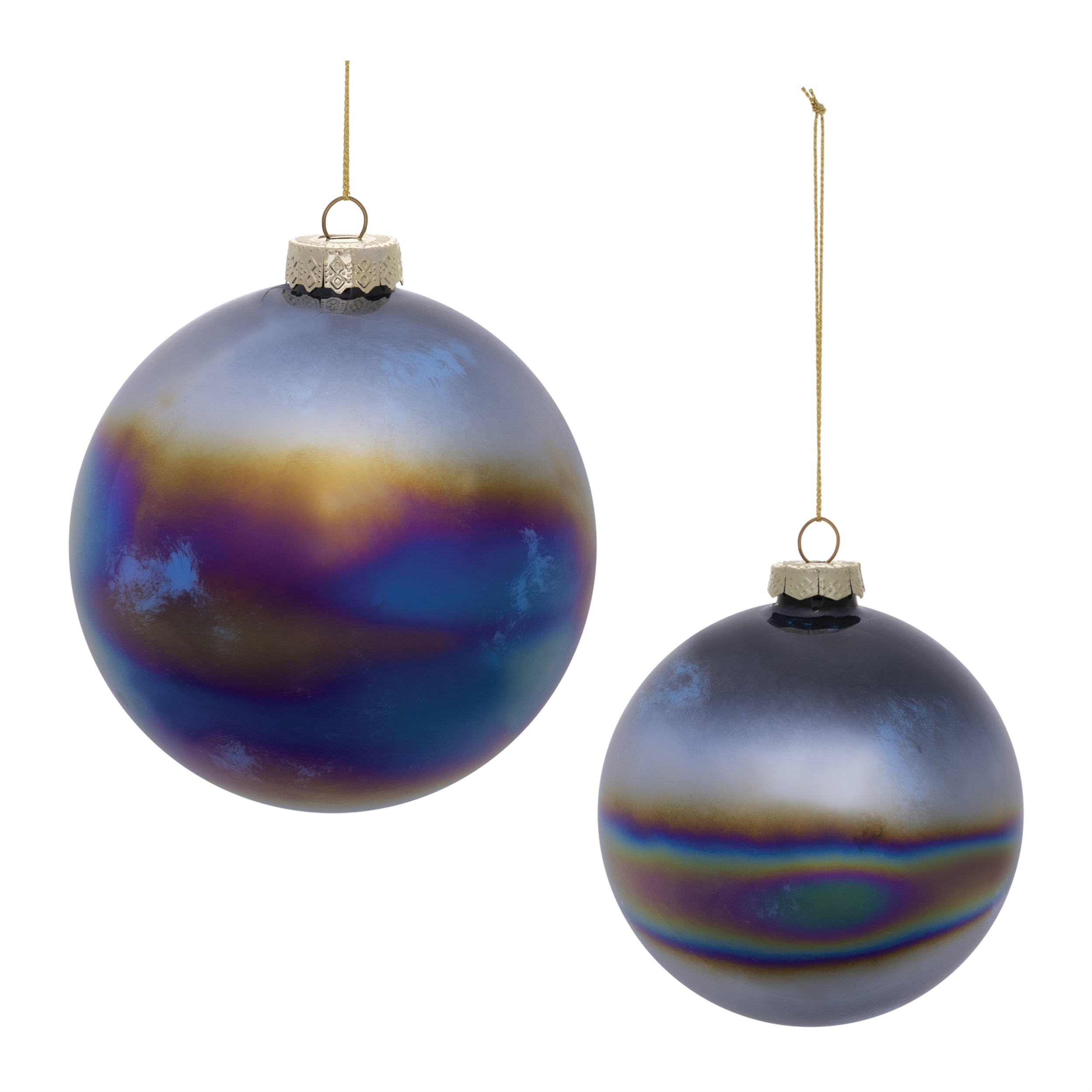 Dark Blue Glass Ornament