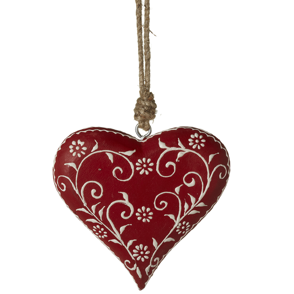 Pattern Heart Ornament