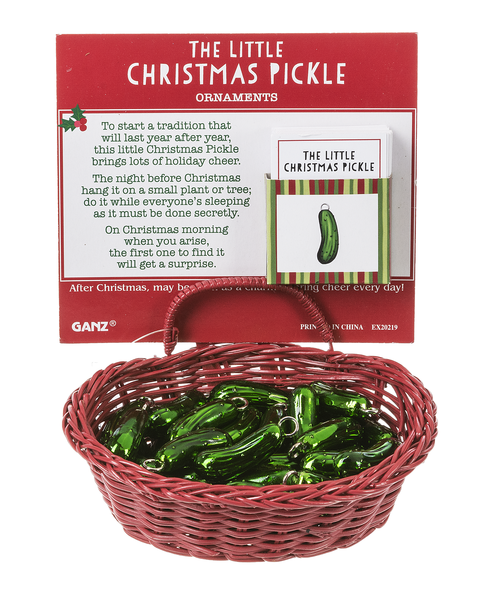 Little Christmas Pickle Ornaments