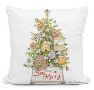 Bee Merry Pillow