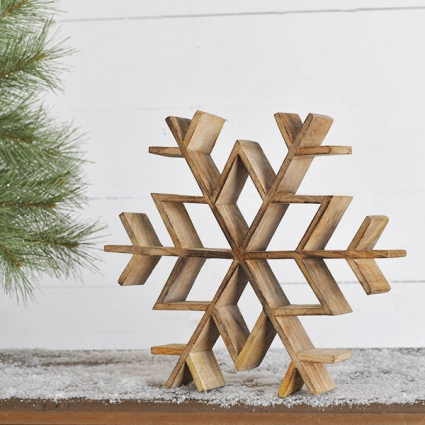 Wooden Snowflake 