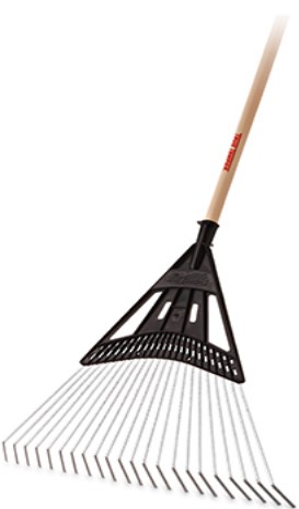 RAKE, POLY STEEL LEAF 22 TINE