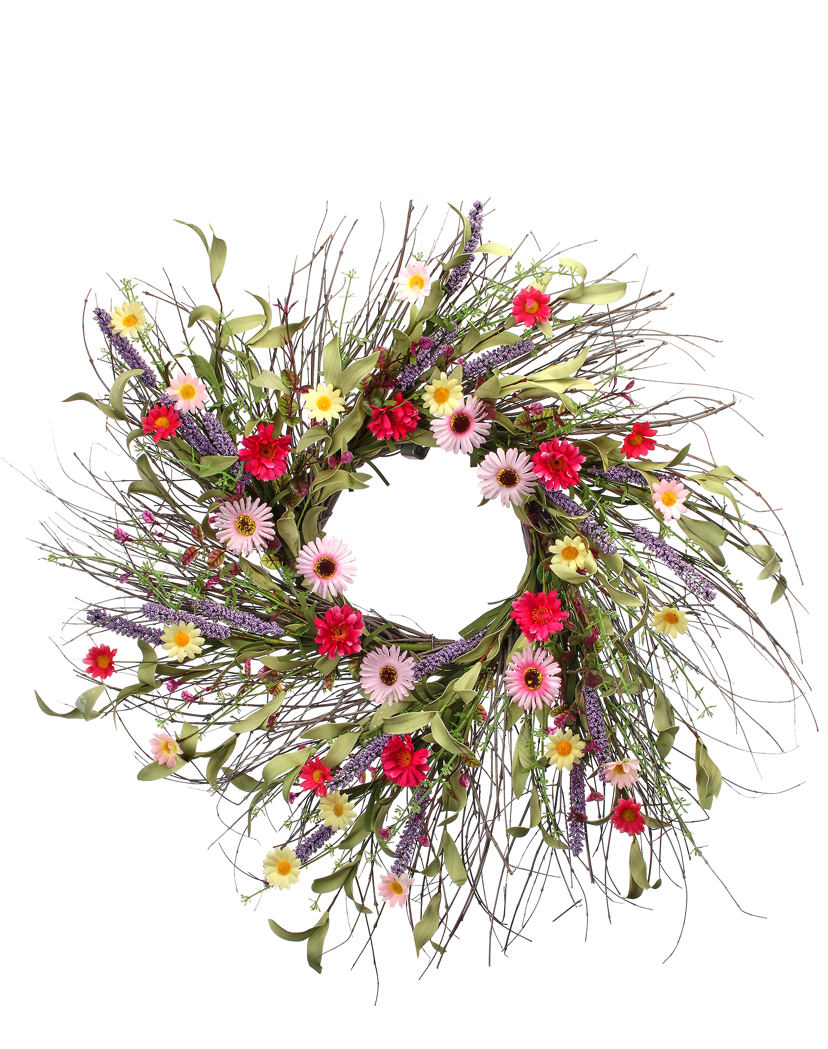 Daisy & Lavender Wreath