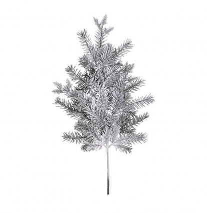 Snow Pine Frosted Christmas Spray