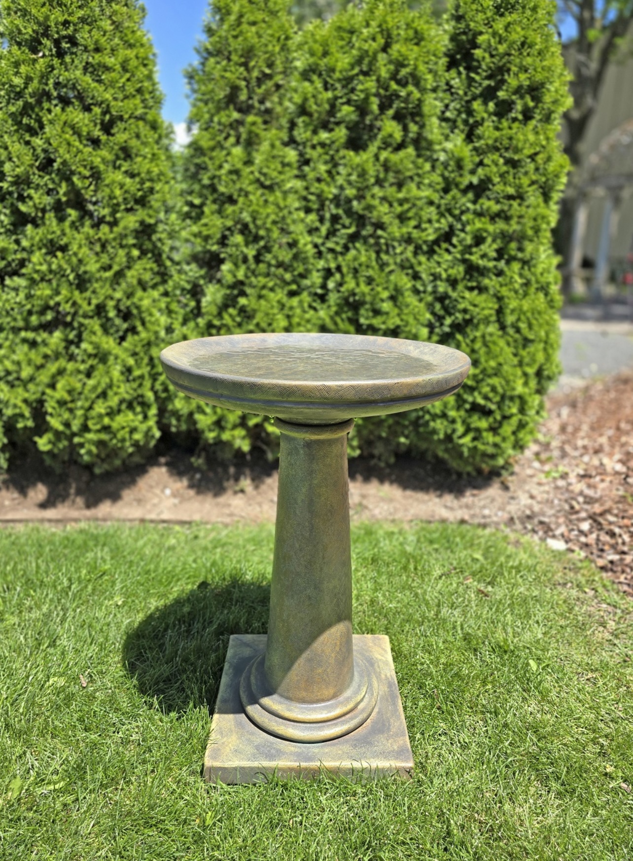 Modern Birdbath 