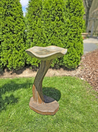 Single Lily Birdbath