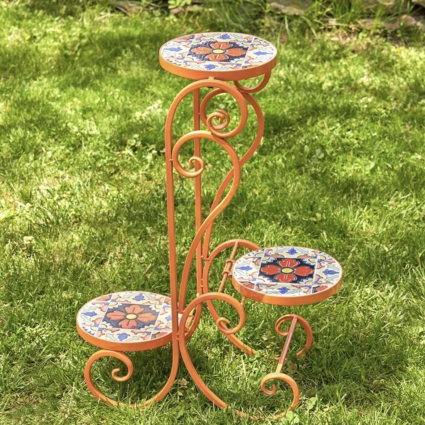 "Saint Petersburg" Mosaic Plant Stand