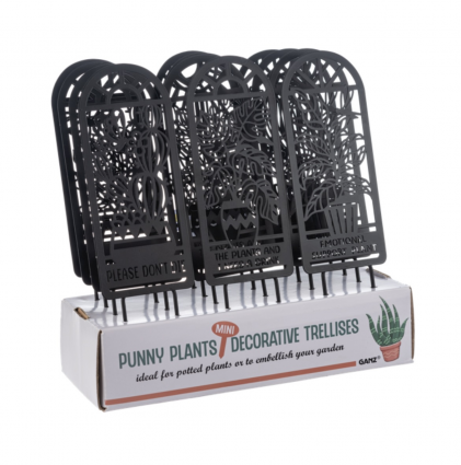 Punny Plants - Assorted Decorative Trellises 