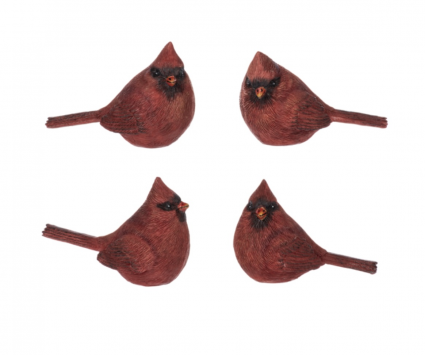 Small Cardinal Figurines