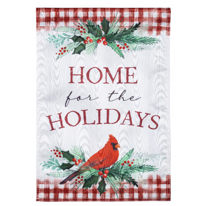 Holiday Cardinal Flag