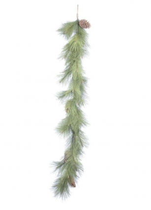 Pine Garland with Pine Cones