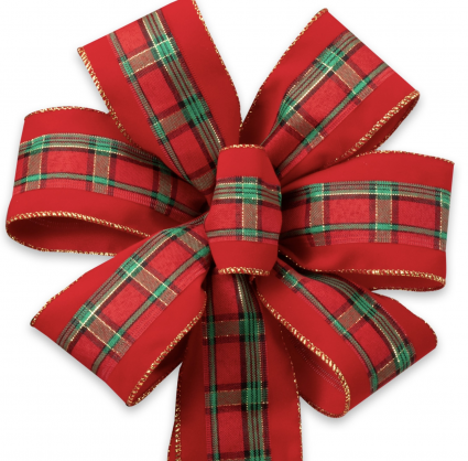 Wired Concord Plaid Bow