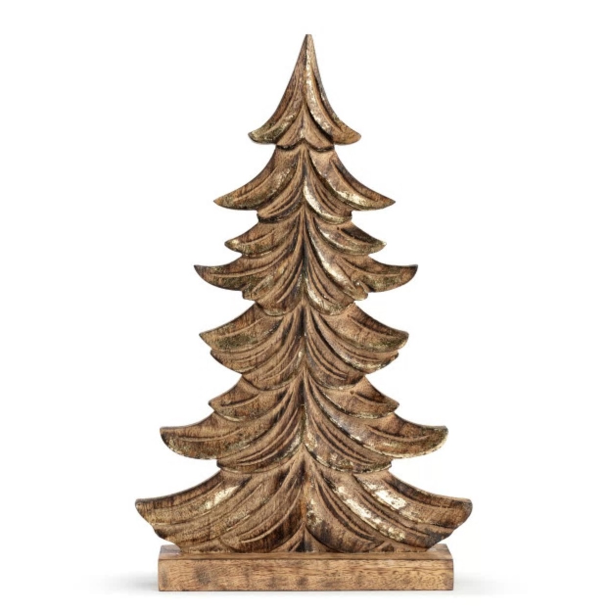 Gold Christmas Tree 13' x 7"